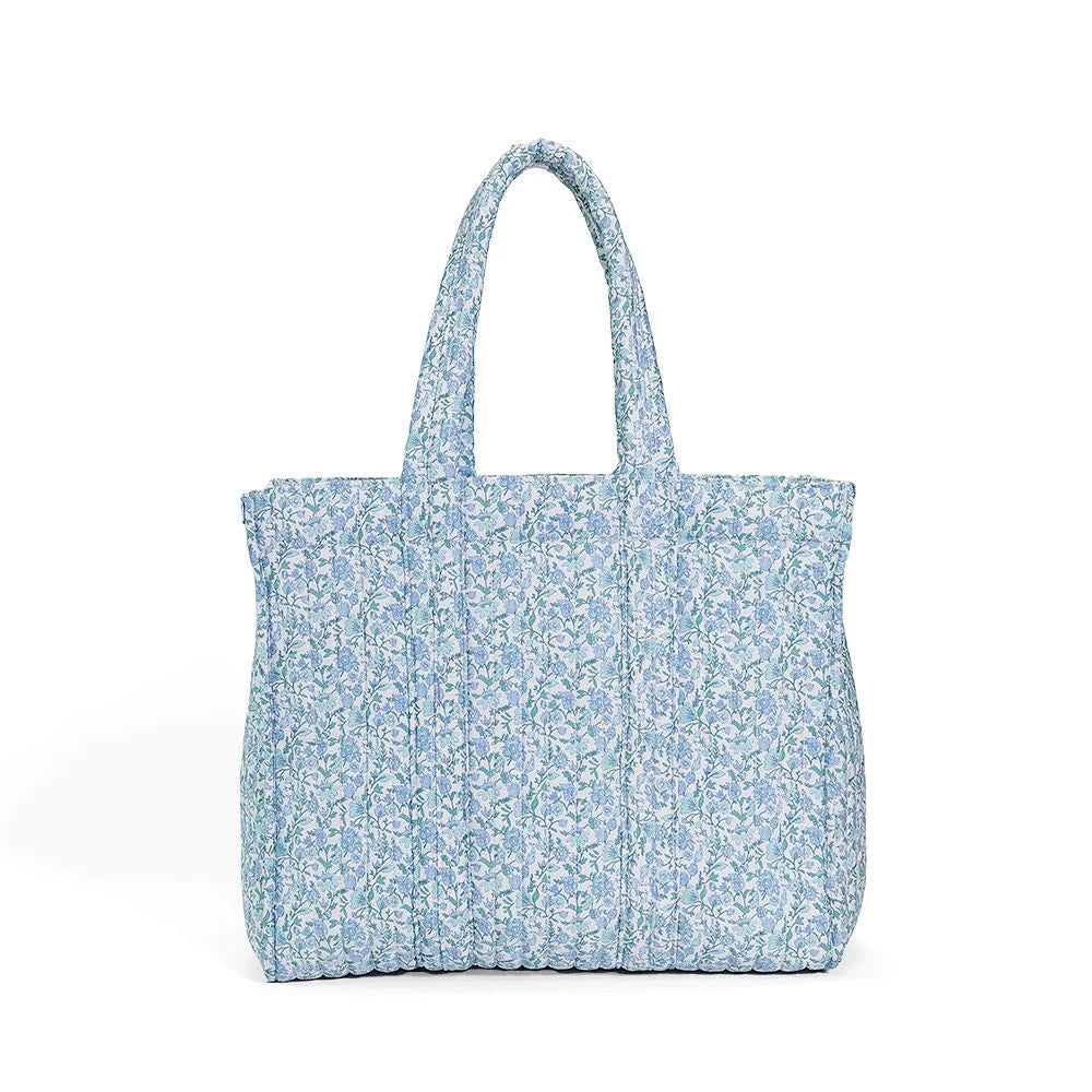 Quilted Go Go Tote - Hamptons Floral