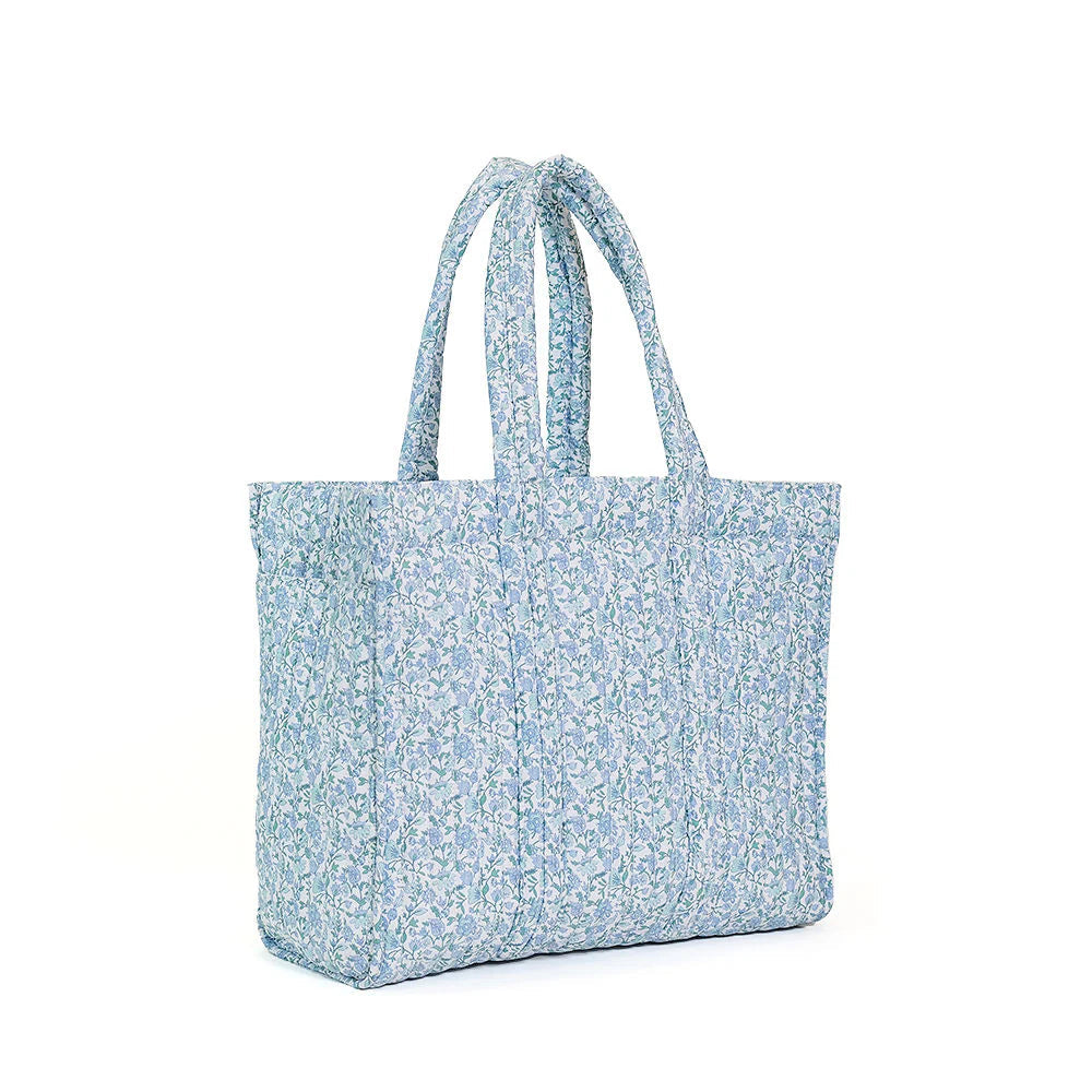 Quilted Go Go Tote - Hamptons Floral