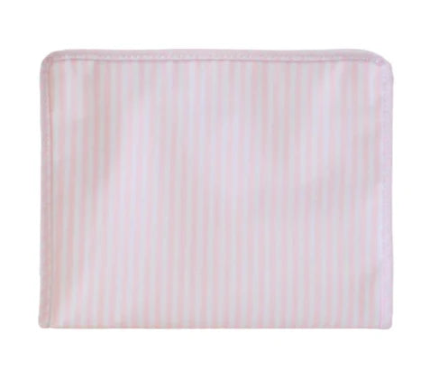 Roadie Large Zip Pouch - Pimlico Pink Stripe