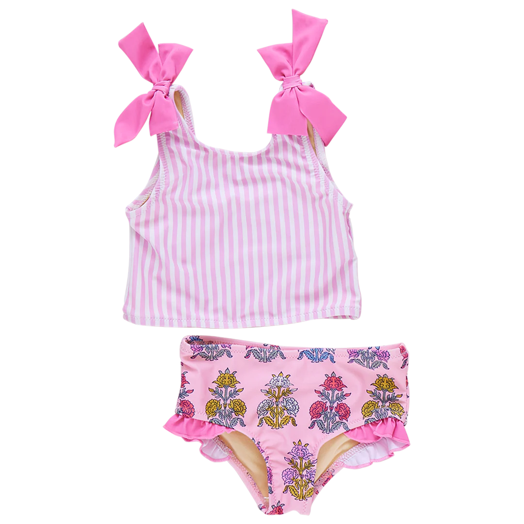 Pink Stripe Shelley Tankini