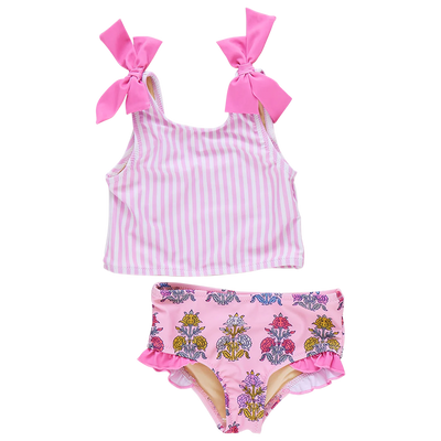 Pink Stripe Shelley Tankini