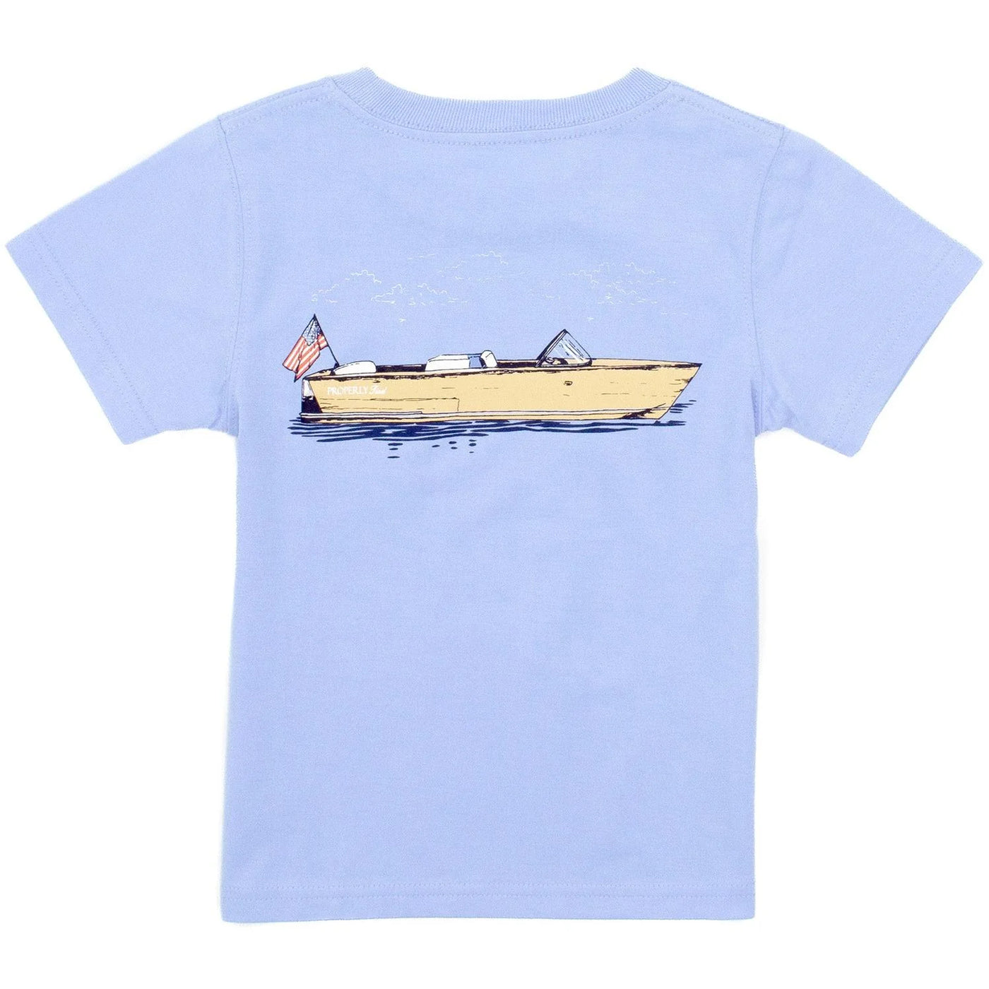 Light Blue Blush Boating Tradition Short Sleeve Tee