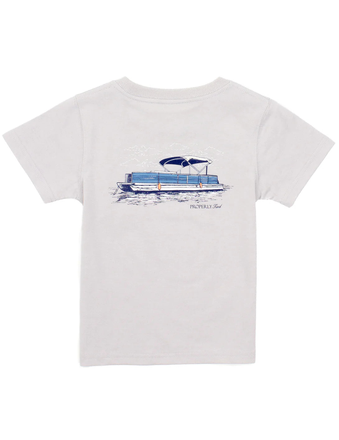 Ice Grey Party Barge Short Sleeve Tee