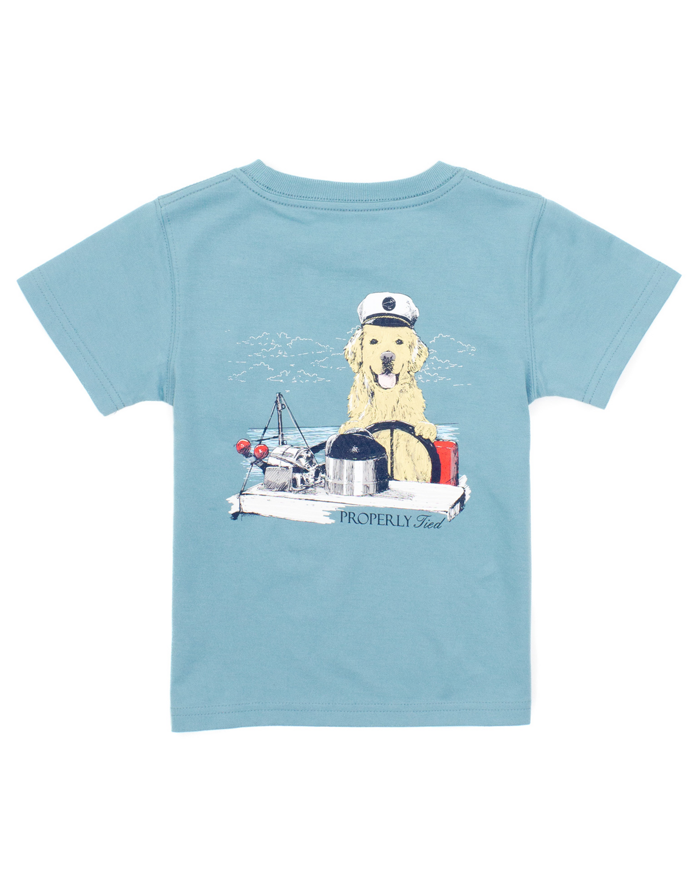 Coastal Sky Golden Captain Short Sleeve Tee