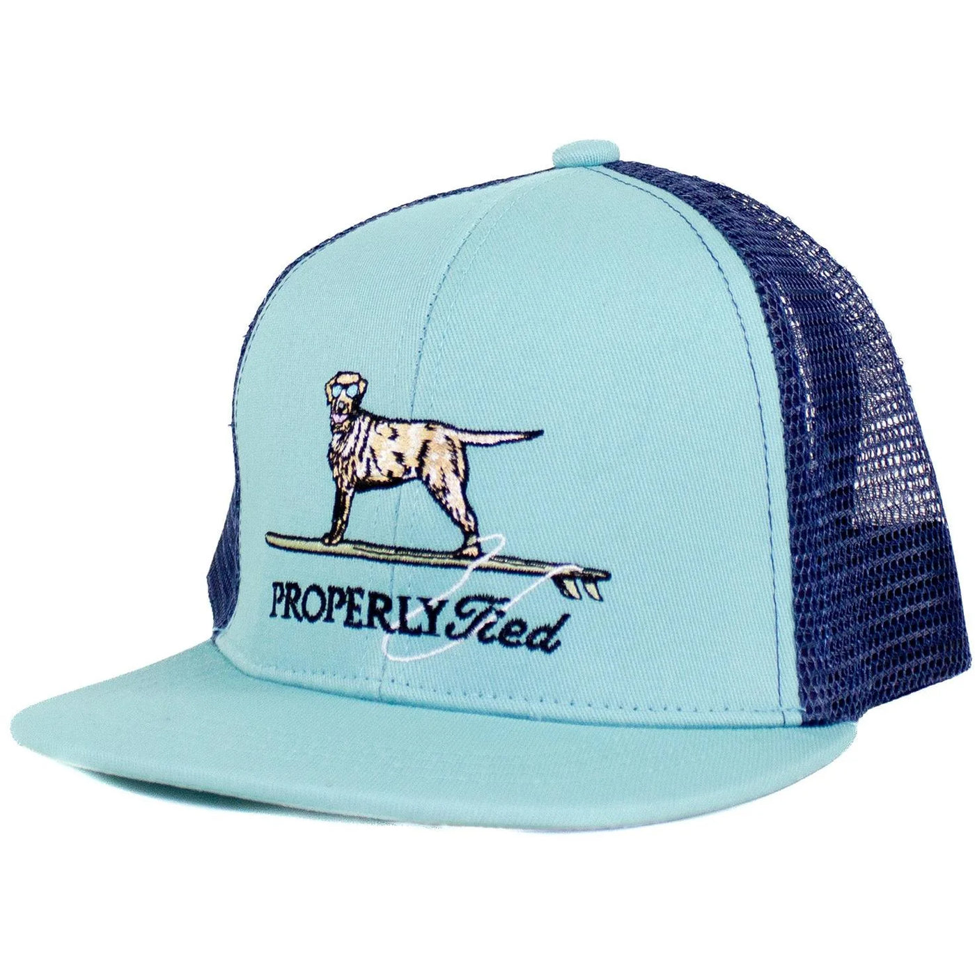 Surfing Dog Trucker Hat