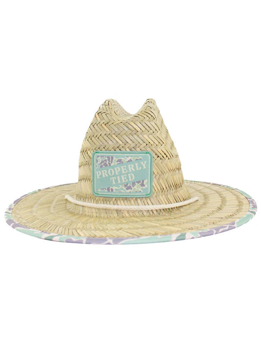 Cabo Straw Hat - Sage Camo