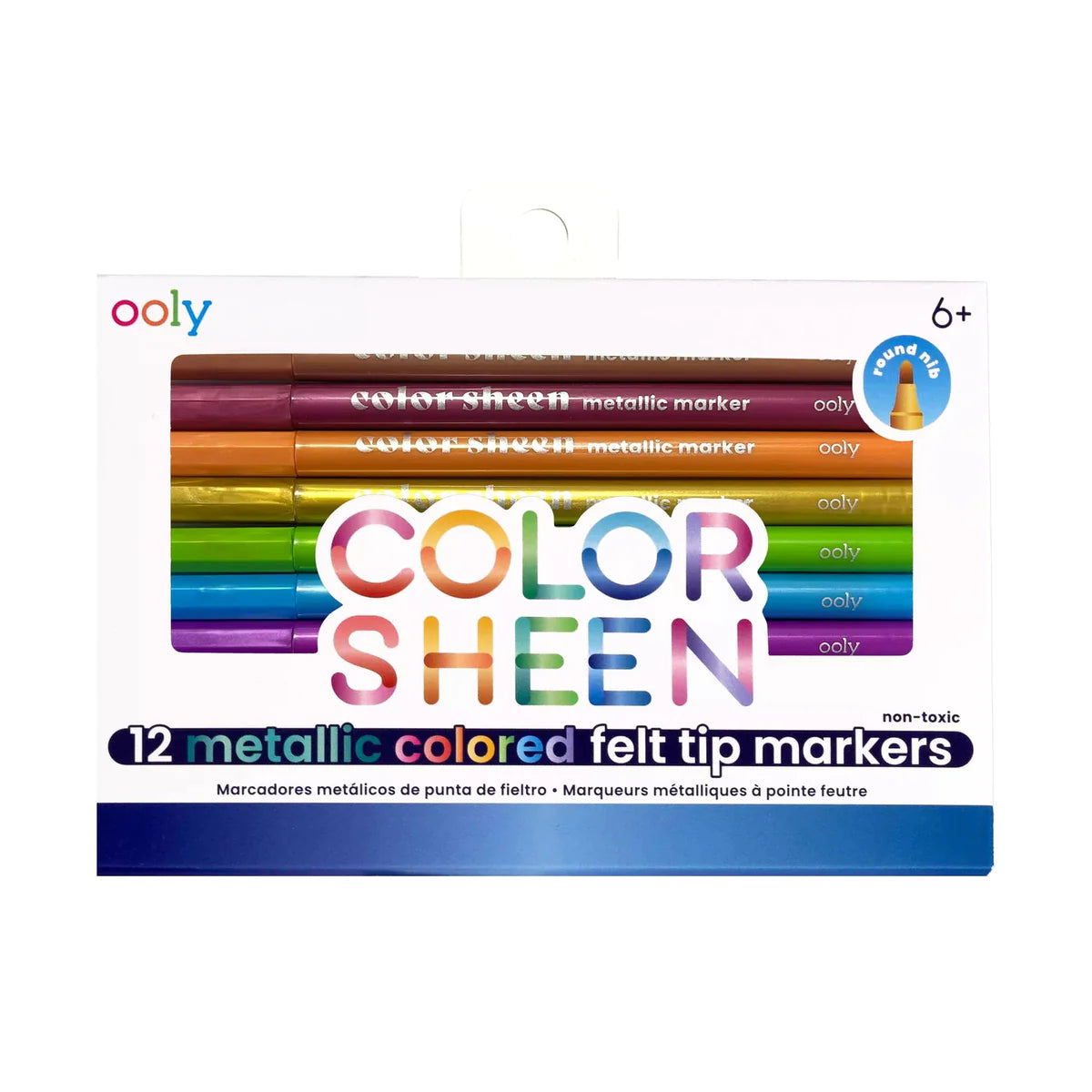 Color Sheen Metallic Markers - Set of 12