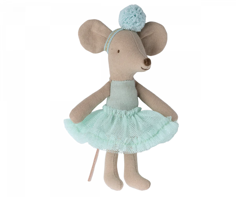 Ballerina Mouse, Little Sister- Light Mint