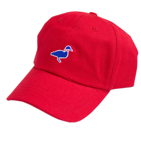 Boys Cotton Hat- True Red