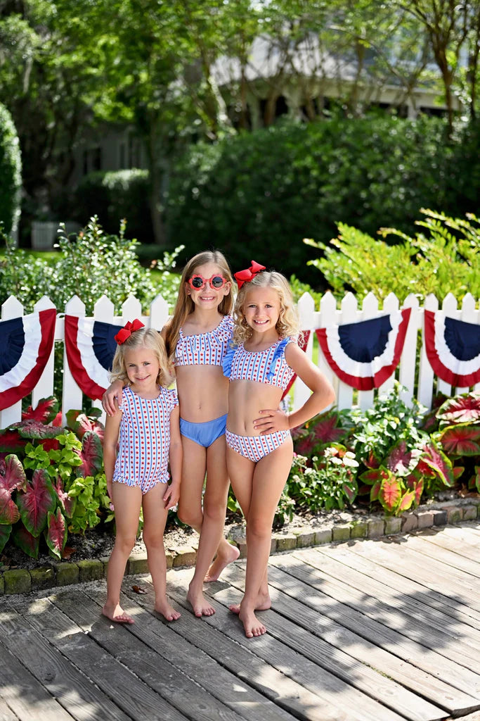 Stars and Stripes Two Piece Swimsuit
