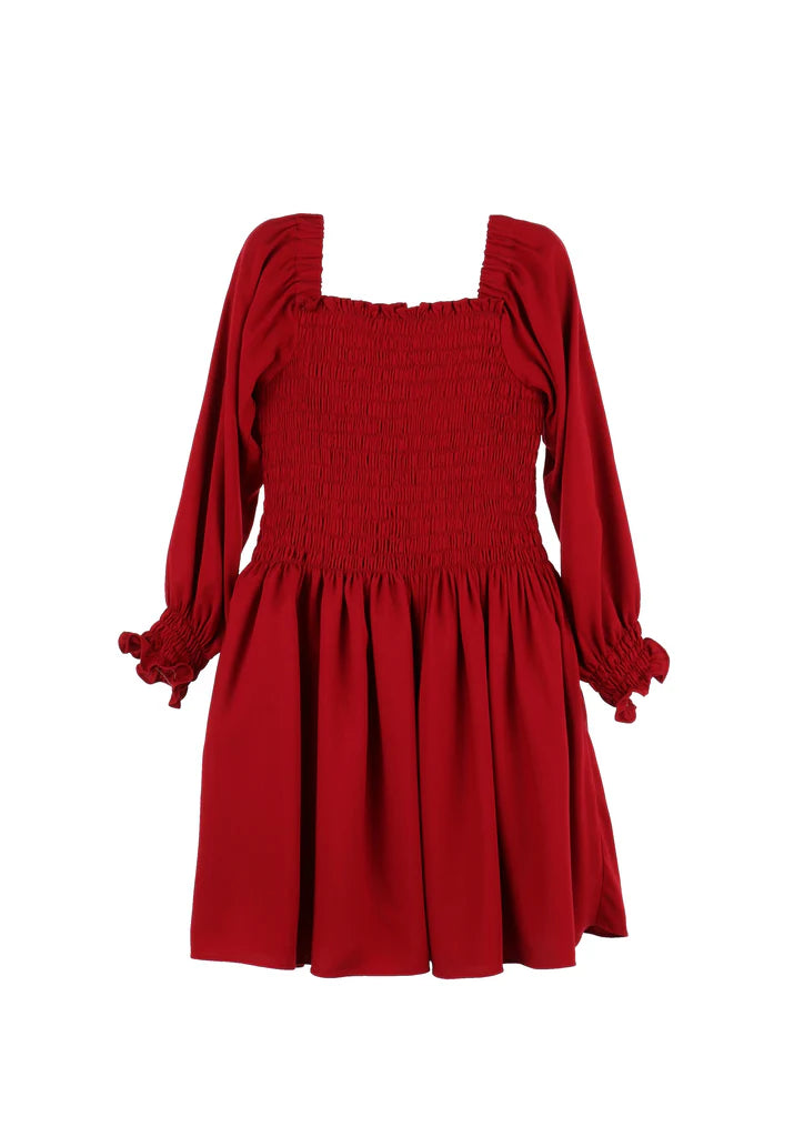 Red Carla Dress