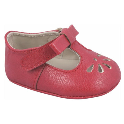 Bryanna Infant Classic Red T-Straps for Baby Girls