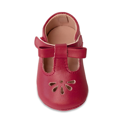 Bryanna Infant Classic Red T-Straps for Baby Girls