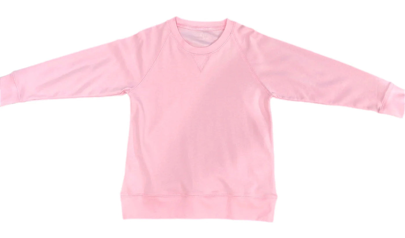 Basics Sidney Knit Sweatshirt, Light Pink