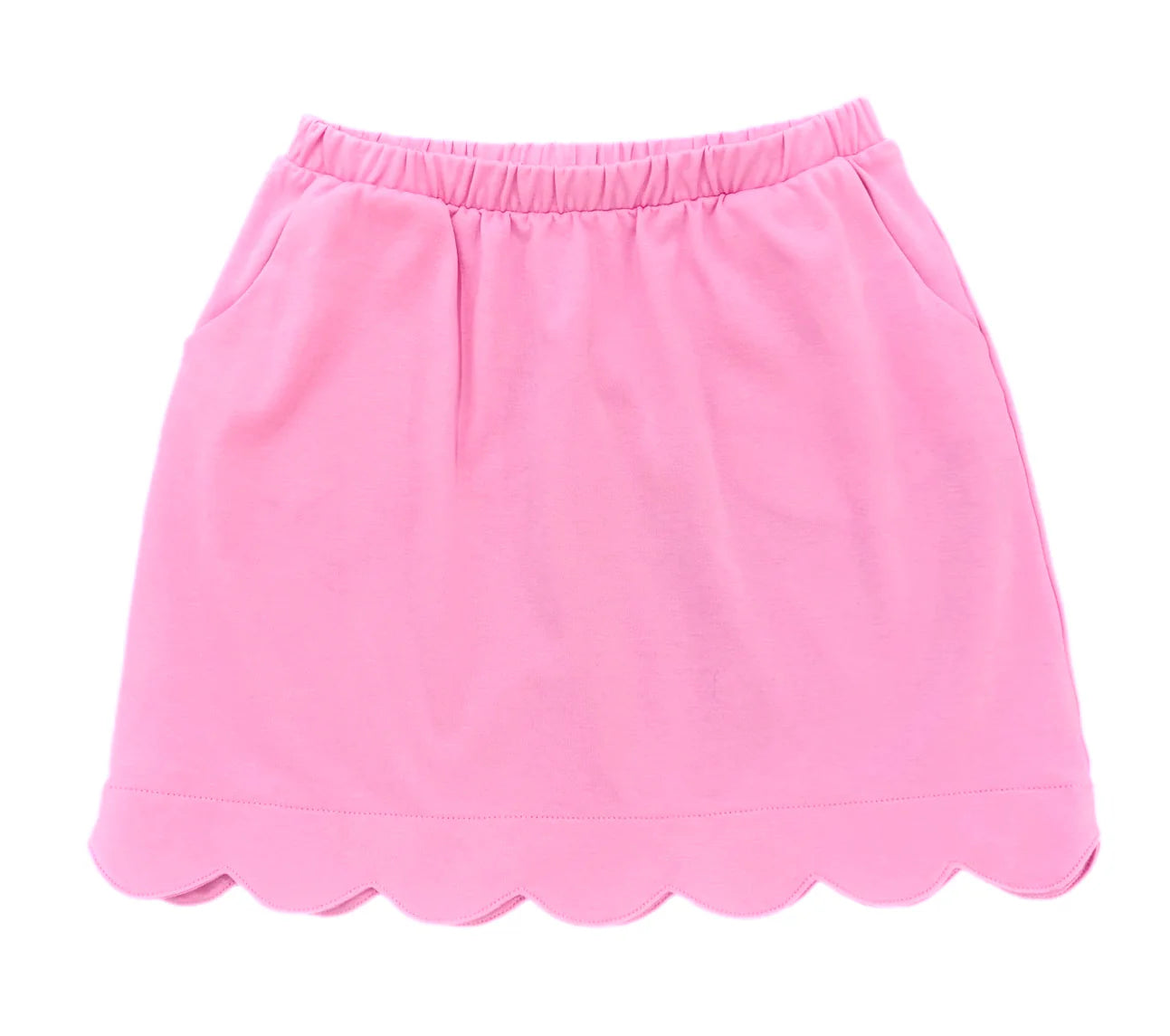 Pink Wreath Knit Sophie Scalloped Skirt