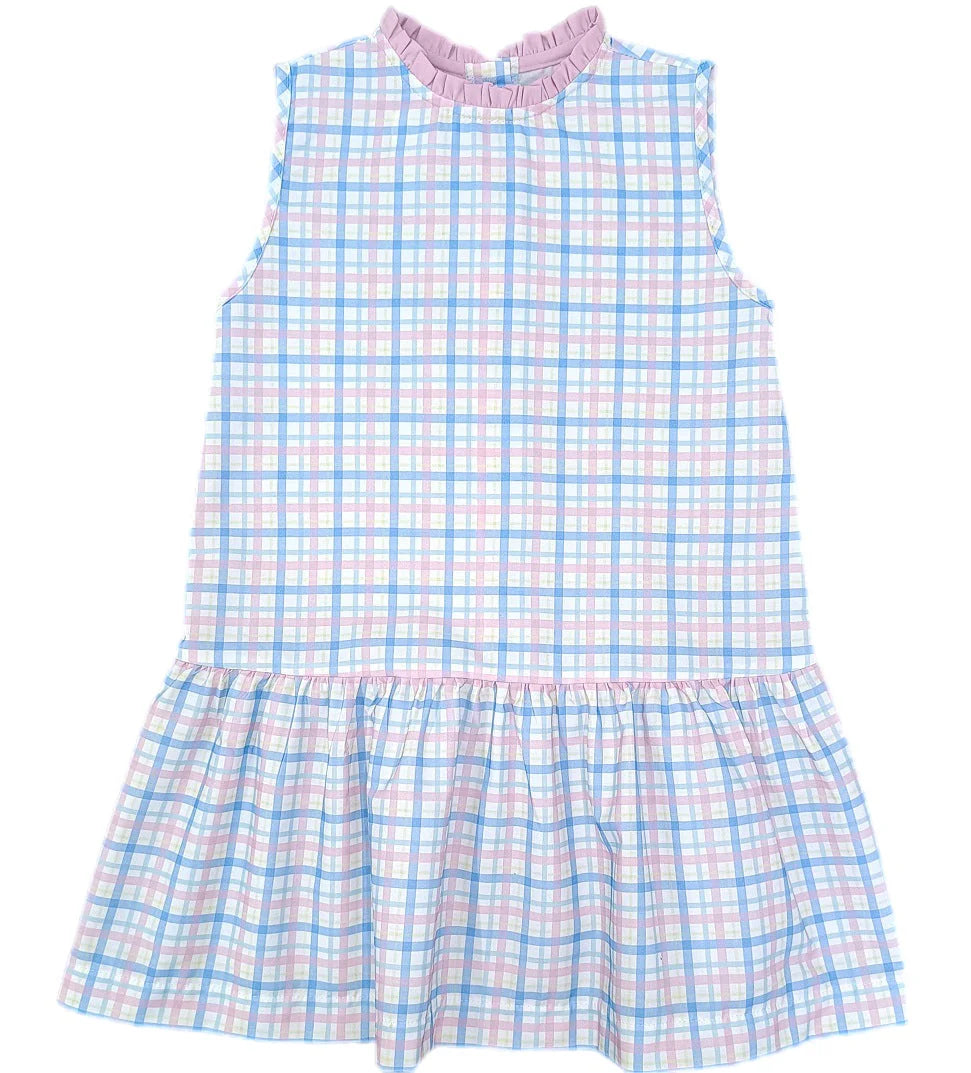 Pastel Plaid Sydney Dropwaist Dress