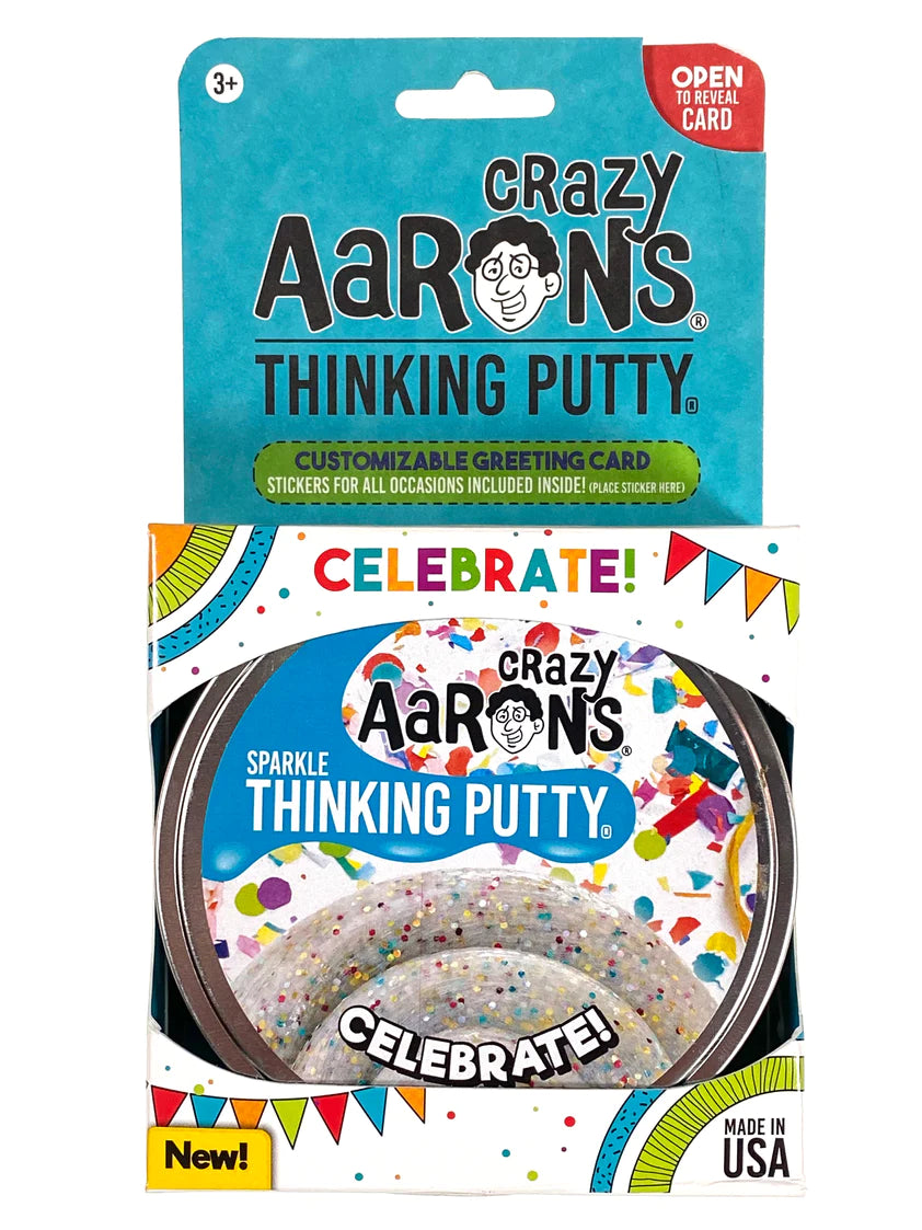 Celebrate Thinking Putty with Greeting Card and Sticker Set