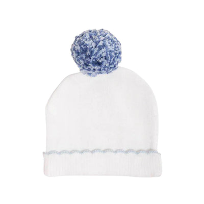 Worth Avenue White with Buckhead Blue I'm Here Hat