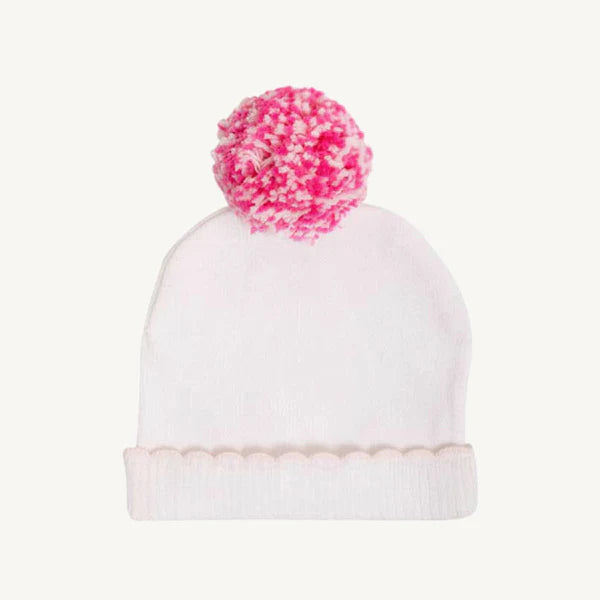 Worth Avenue White with Palm Beach Pink I'm Here Hat