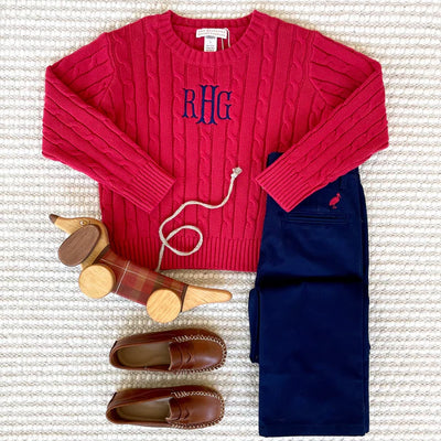 Richmond Red Crawford Crewneck