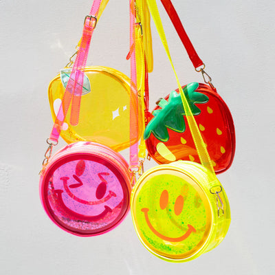 Jelly Yellow Smiley Handbag