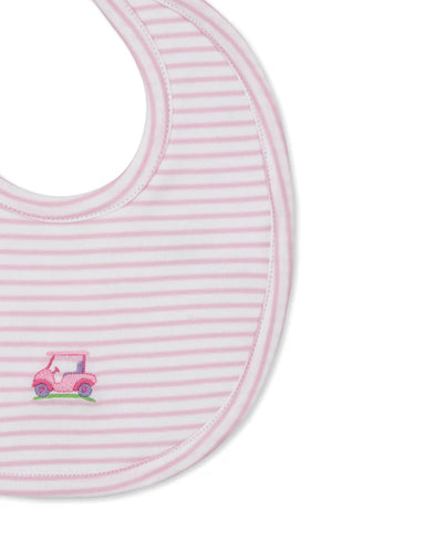 Fairway Foursome Pink Stripe Bib
