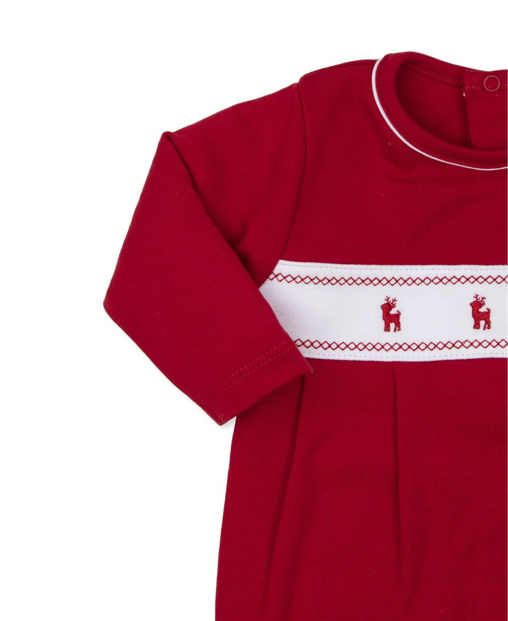 Red Classic Treasures Holiday Footie