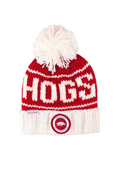 Officially Licensed Arkansas Razorbacks Bobble Hat