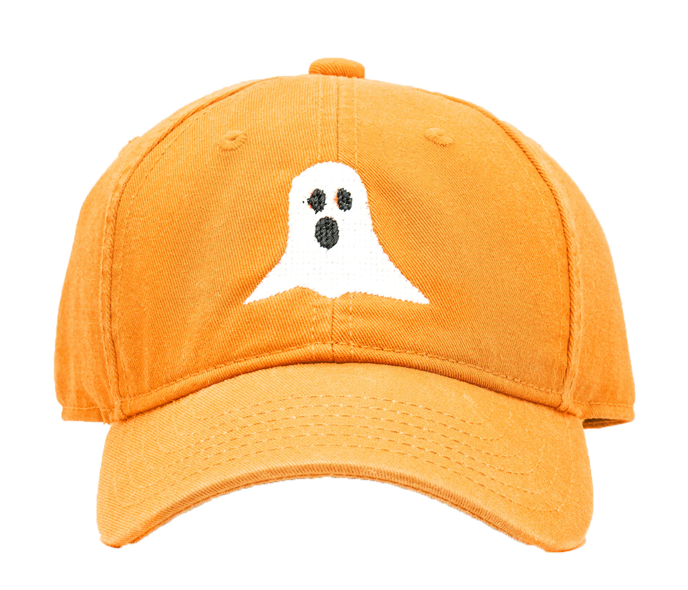 Kids Ghost Baseball Hat - Light Orange