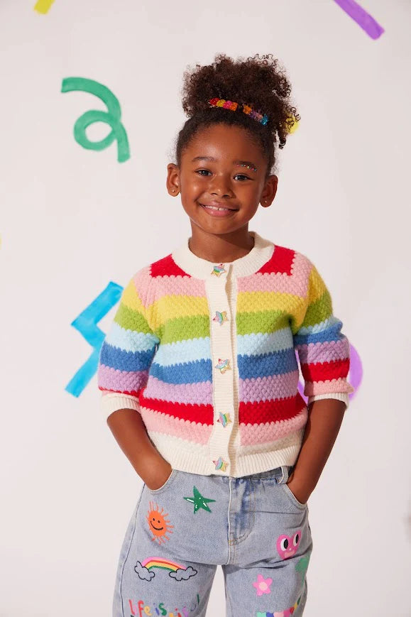 Rainbow Bright Knit Cardigan