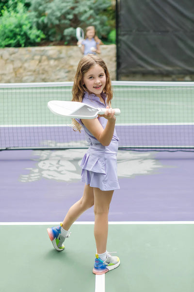 Red Stripes Margot Girls' Performance Skirt by LH Sport