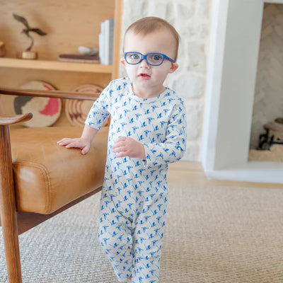 Thompson Boys' Pima Cotton Romper - Mallard Ducks