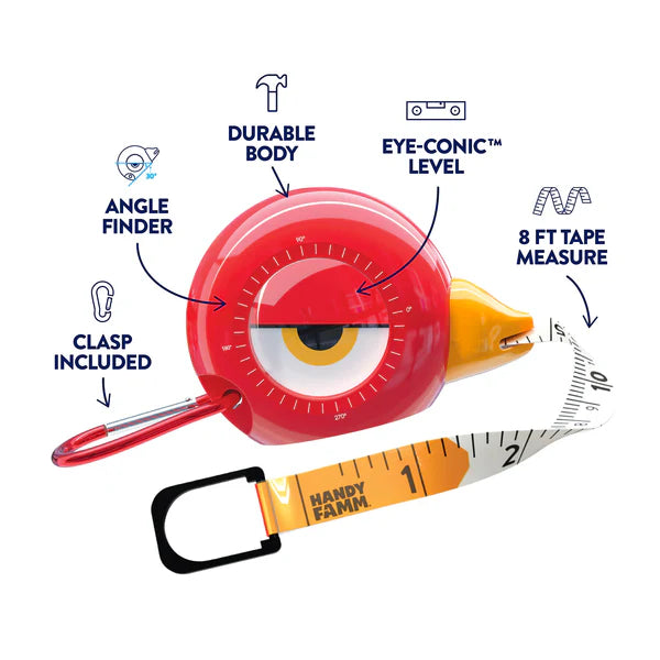 Tape Measure for Kids STEM | Lola the Bird (3-in-1 Tool)