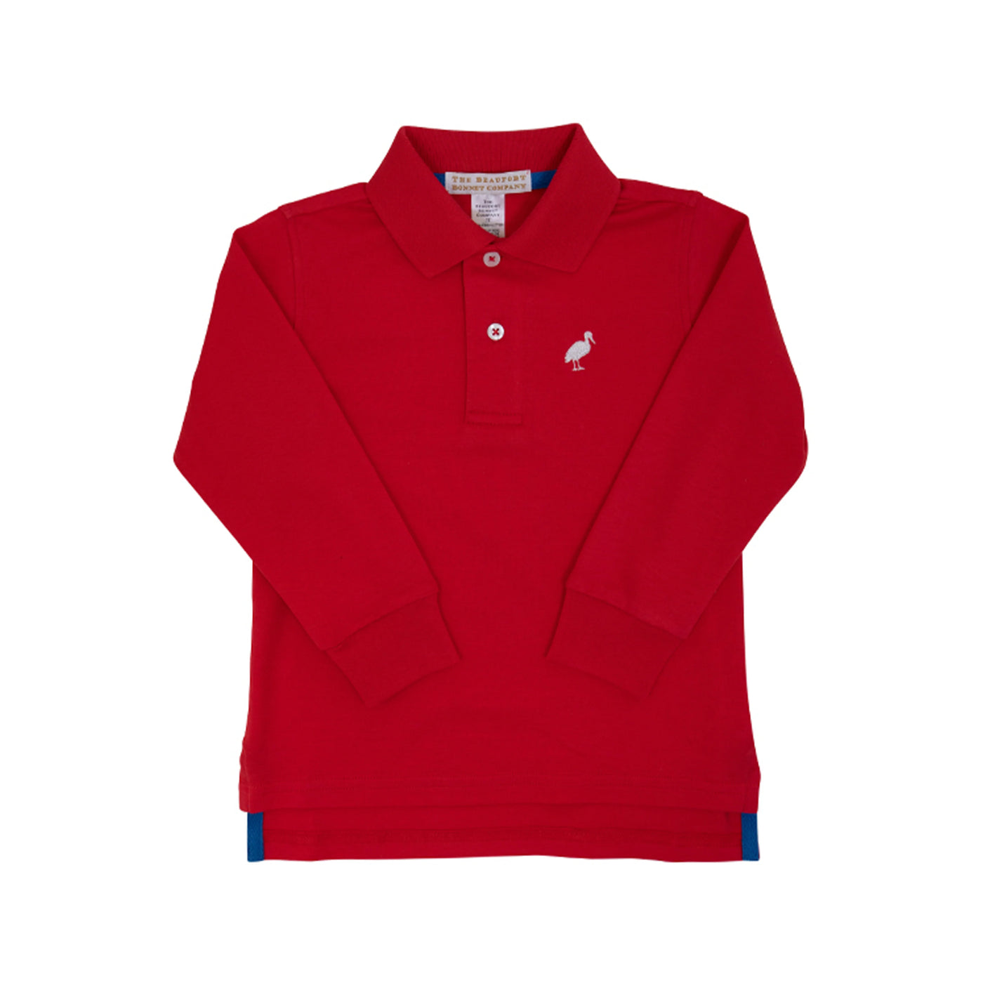 Richmond Red Long Sleeve Prim and Proper Polo