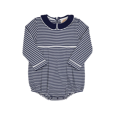 Nantucket Navy Stripe Long Sleeve Bradford Bubble