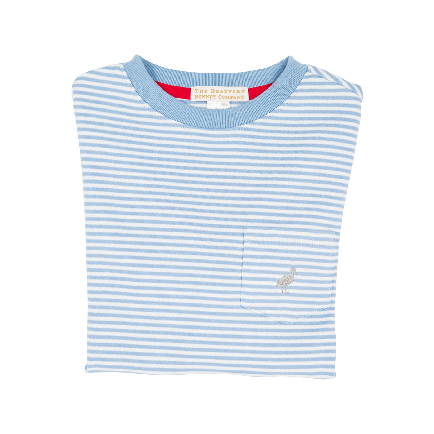 Barrington Blue Stripe Long Sleeve Carter Crewneck