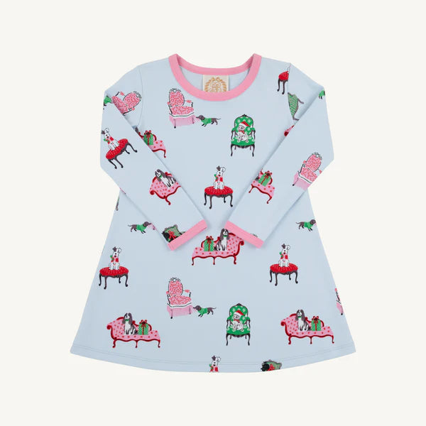 Paw-recious Long Sleeve Polly Play Dress