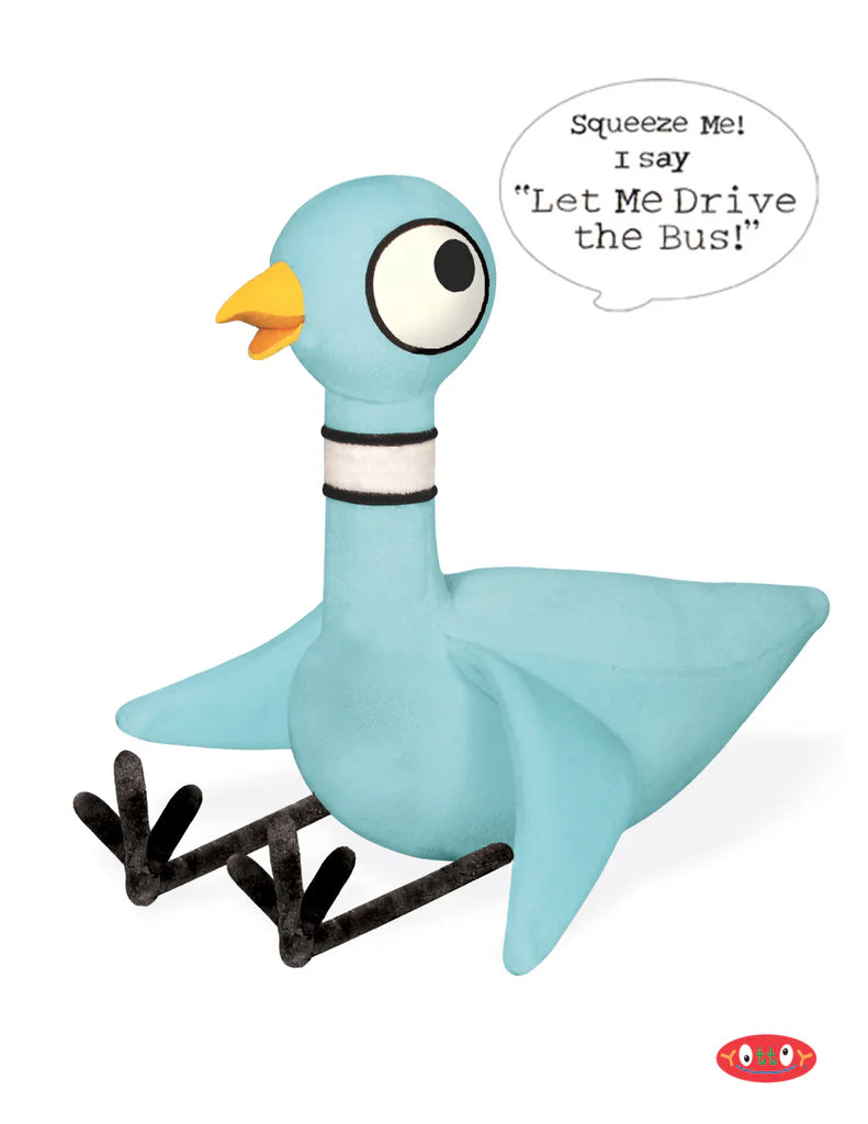 The Pigeon Soft Toy 11.5" with Voice!