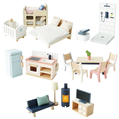 Complete Dolls House Furniture Set