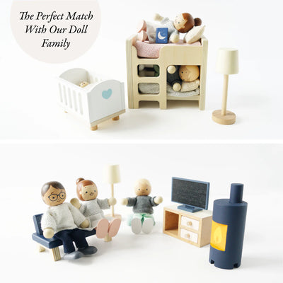 Complete Dolls House Furniture Set