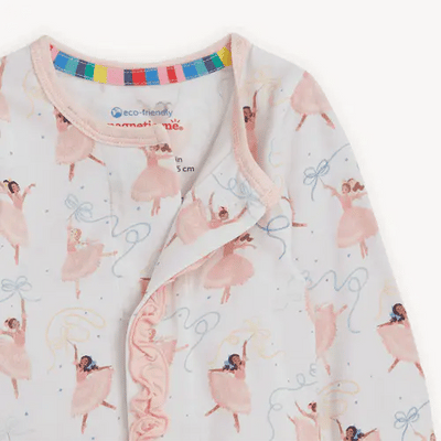 Pretty Plies Modal Footie with Ruffle