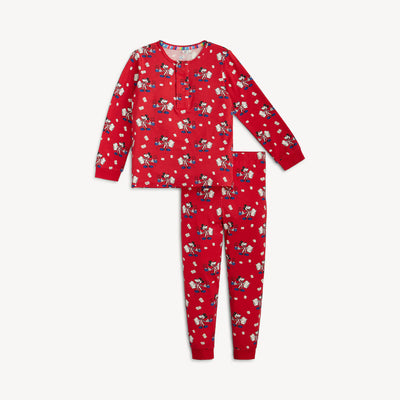 Disney Red Cocoa Club RightFit Magnetic Pajama Set