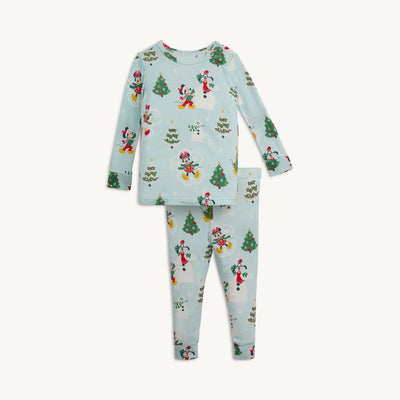Disney Snow Excited Long Sleeve Pajama Set