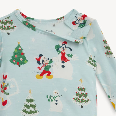 Disney Snow Excited Long Sleeve Pajama Set