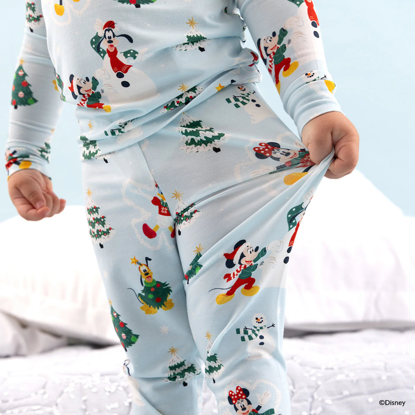 Disney Snow Excited Long Sleeve Pajama Set