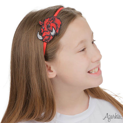 Hog Rhinestone Patch Headband