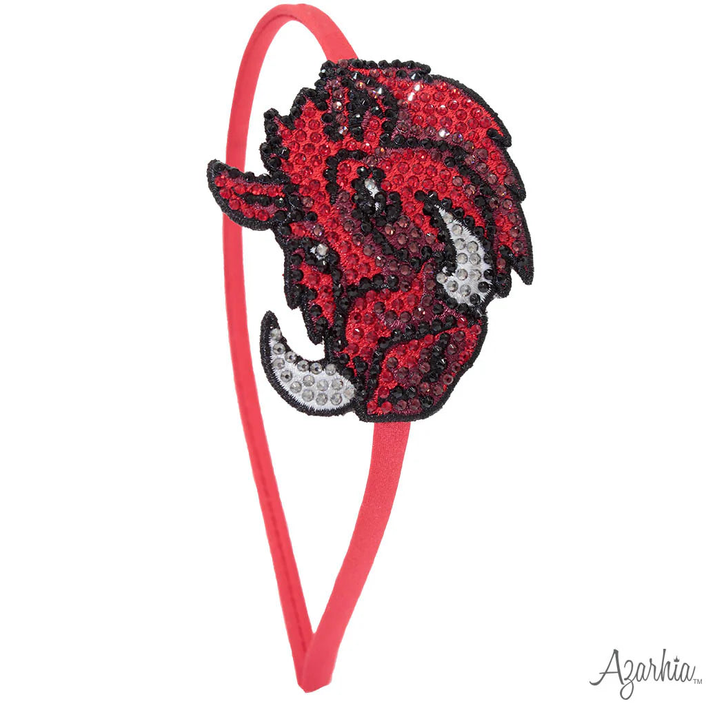 Hog Rhinestone Patch Headband