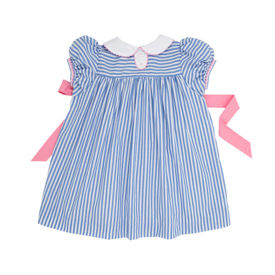 Barbados Blue Stripe with Hamptons Hot Pink Mary Dal Dress