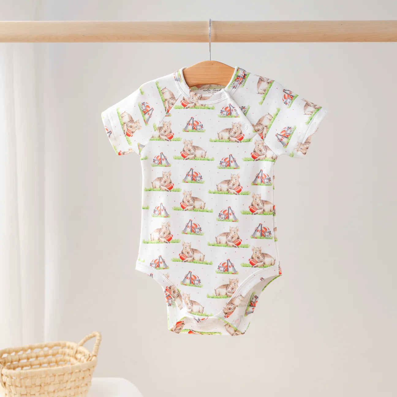 Mascot Mania in Arkansas Organic Cotton Onesie
