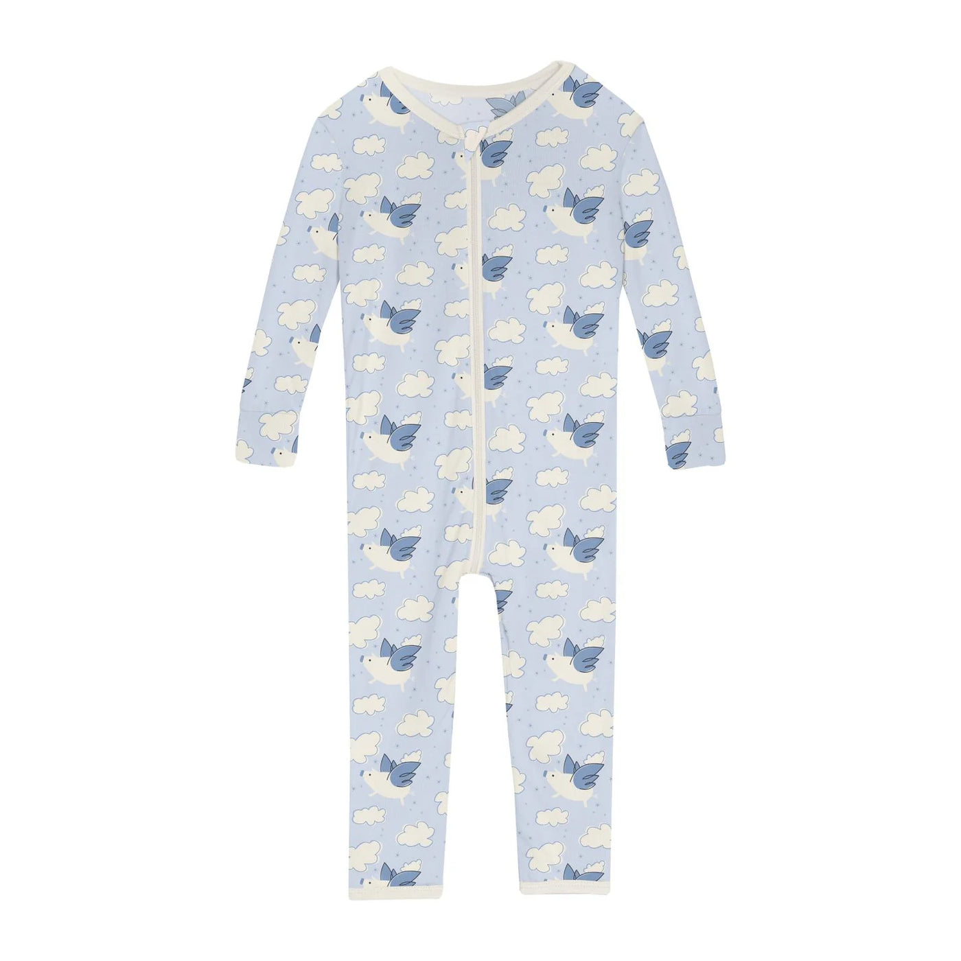 Dew Flying Pigs Print Convertible Sleeper with Zipper